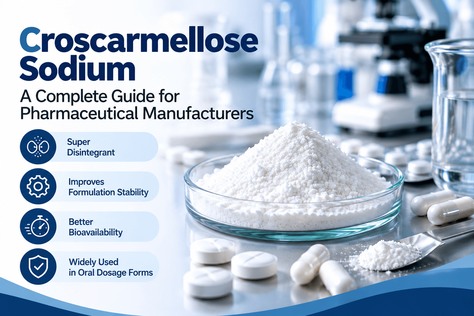 Croscarmellose Sodium: A Guide for Pharmaceutical Manufacturers