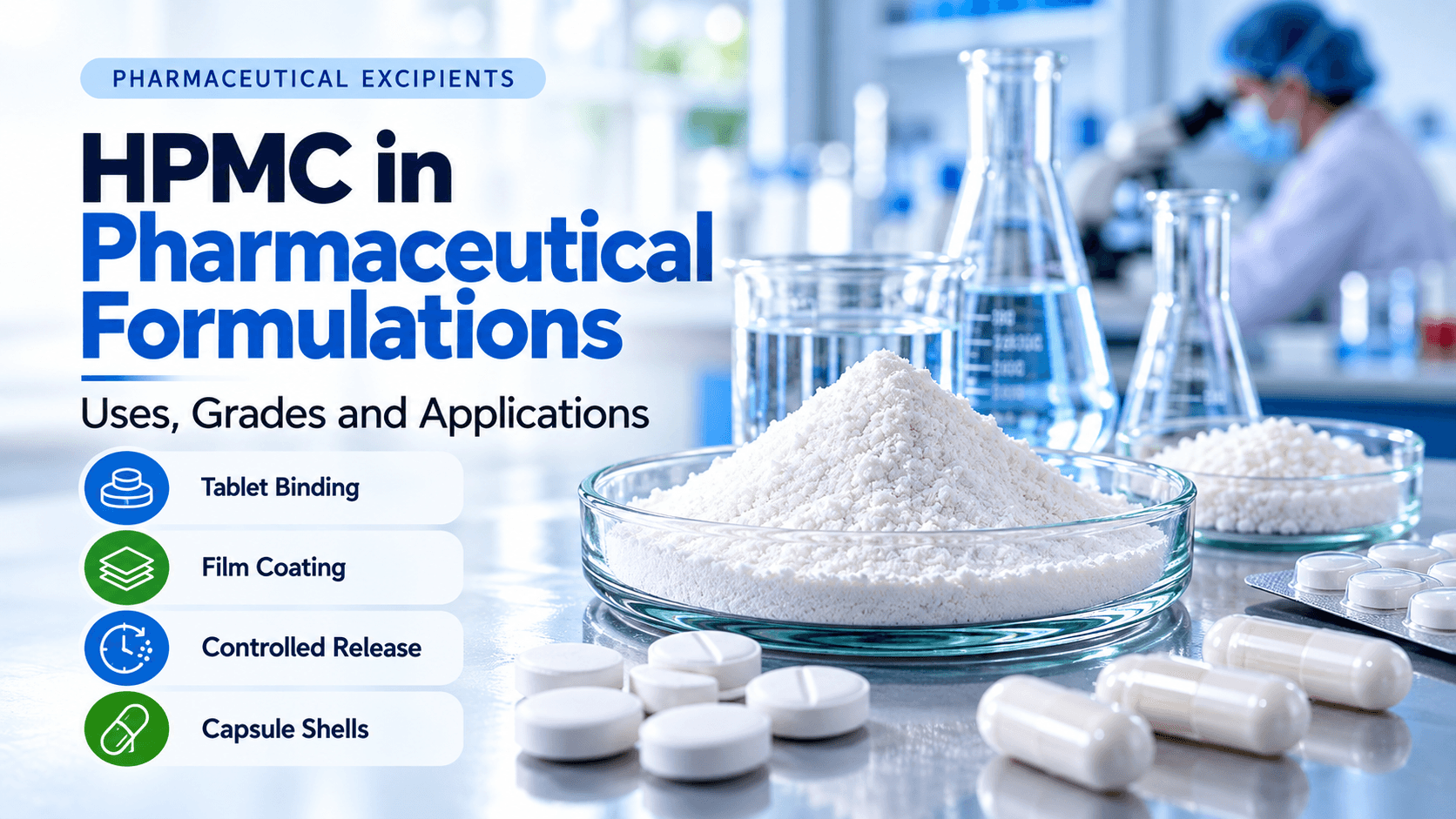 HPMC in Pharmaceutical Formulations: Uses, Grades and Applications