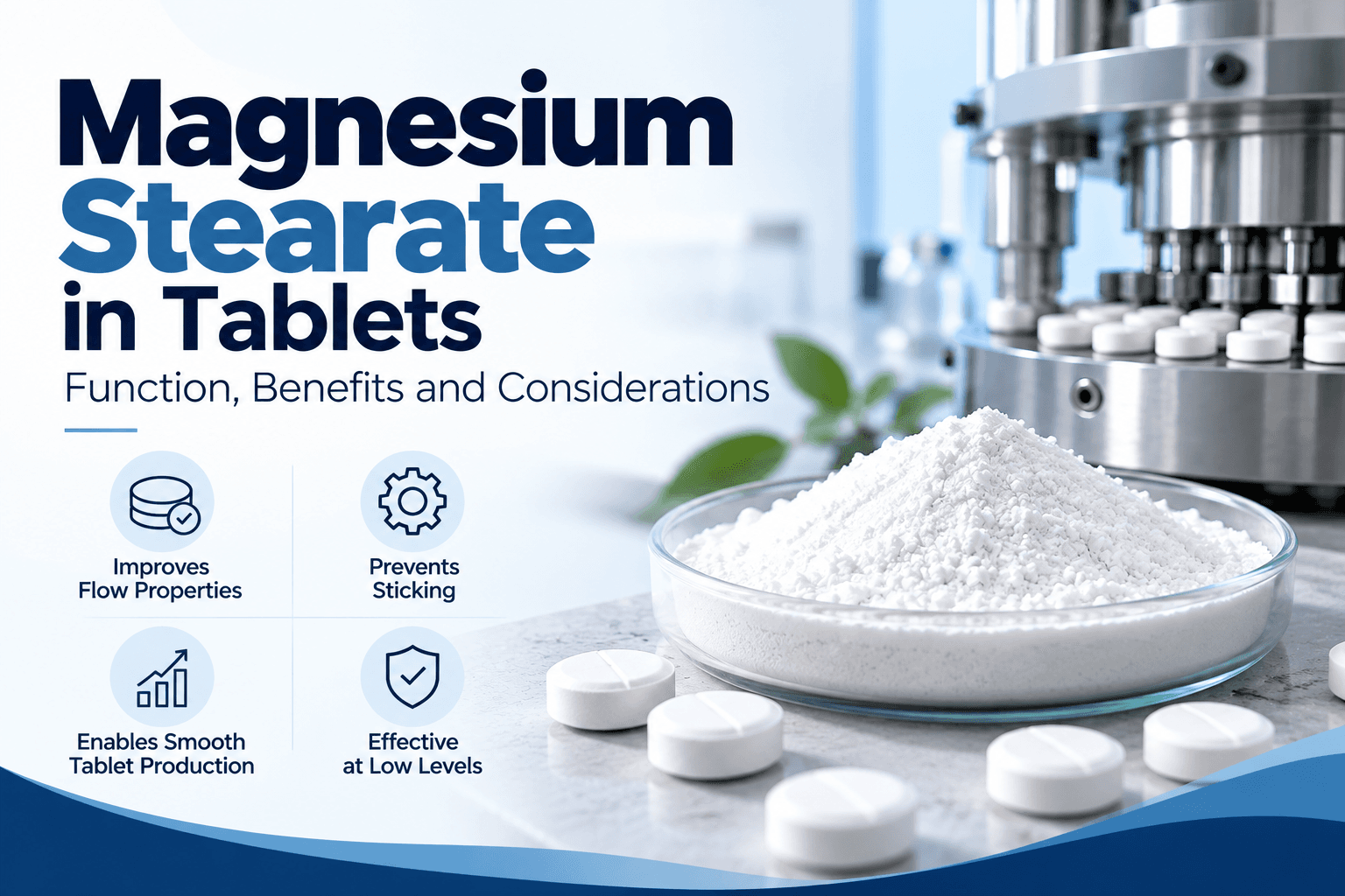Magnesium Stearate in Tablets: Function, Benefits and Considerations